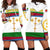 Eritrea Hoodie Dress, Eritrea Flag Round Pattern Women White - Wonder Print Shop