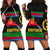 Eritrea Hoodie Dress, Eritrea Flag Round Pattern Women Black - Wonder Print Shop