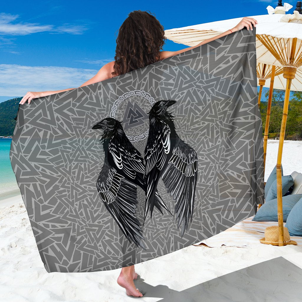 Viking Sarong Raven Valknut RLT12 - Wonder Print Shop