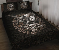 Viking Warrior Tattoo Odin Quilt Bed Set RLT12 - Wonder Print Shop