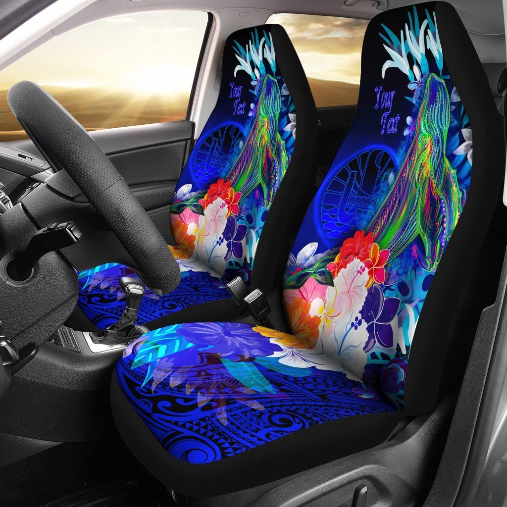 tahiti-custom-personalised-car-seat-covers-humpback-whale-with-tropical-flowers-blue