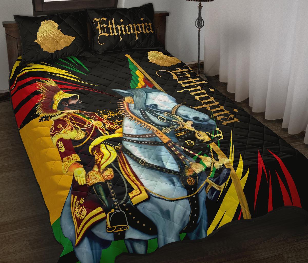 ethiopia-emperor-haile-selassie-quilt-bed-set