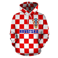 Croatia Football Hoodie - Wonder Print Shop