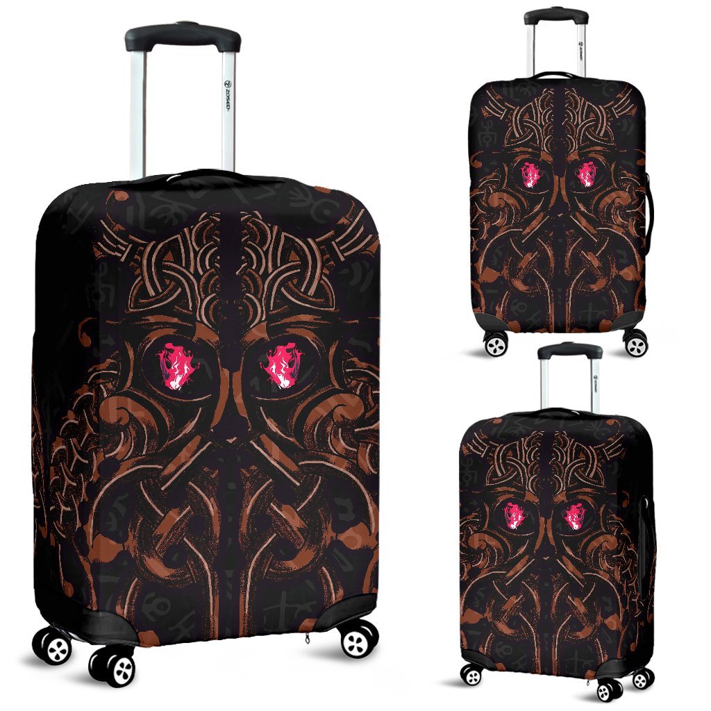 Viking Luggage Covers, Odin God Furthark Tattoo Special RLT12 - Wonder Print Shop