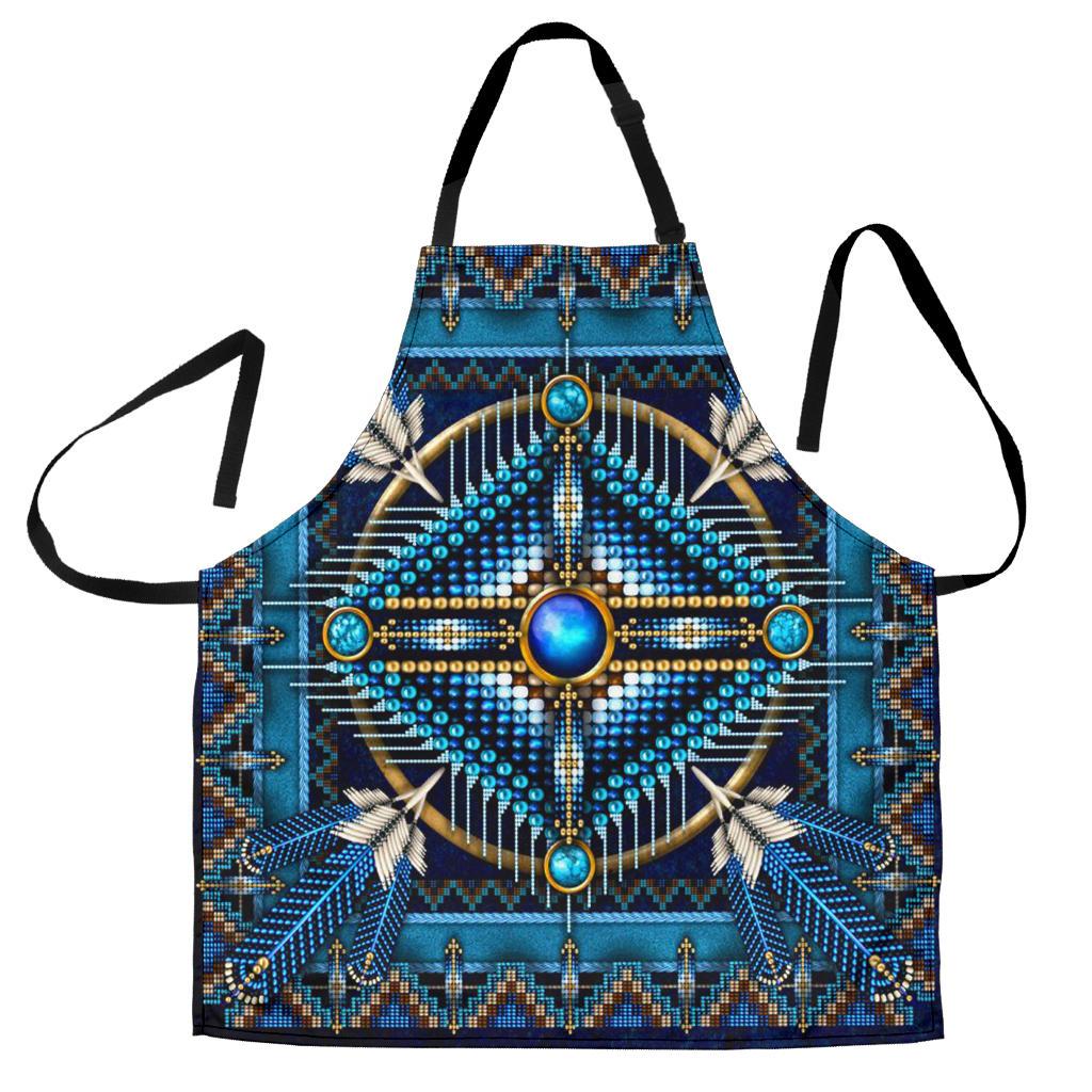mandala-blue-native-american-apron