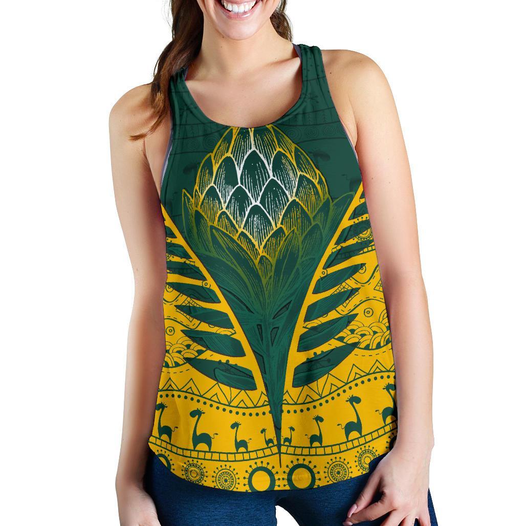 South Africa Proteas Women Racerback Tank - Wonder Print Shop