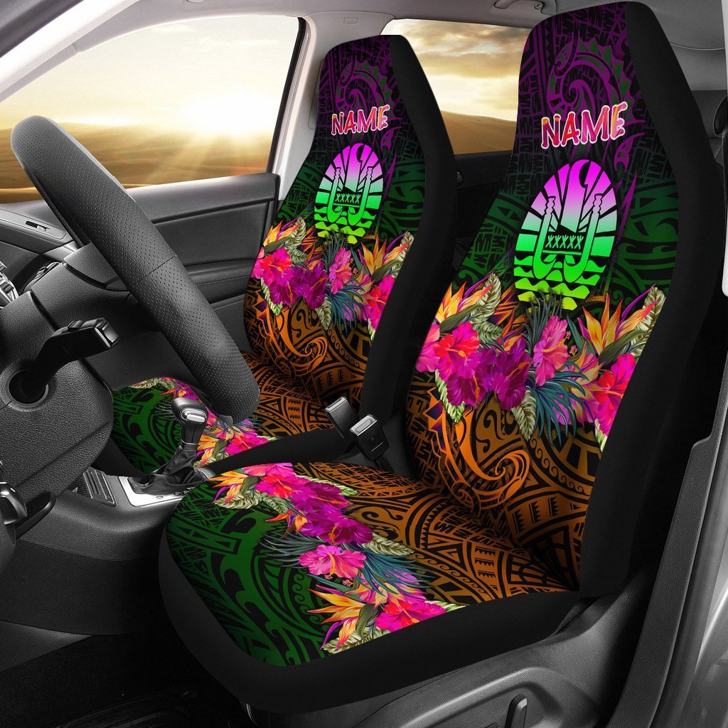 tahiti-personalised-car-seat-covers-summer-hibiscus