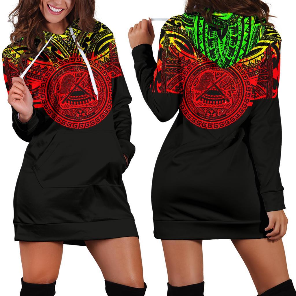 american-samoa-women-hoodie-dress-american-samoa-coat-of-arms-polynesian-reggae-color