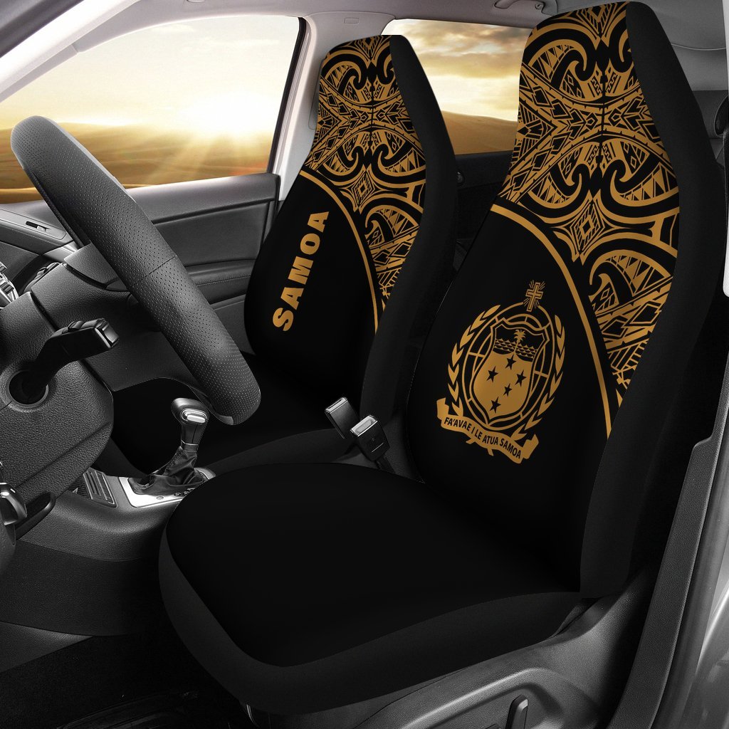 samoa-car-seat-covers-samoa-coat-of-arms-polynesian-gold-curve
