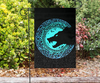 Viking Flag Fenrir Norse Wolf RLT12 - Wonder Print Shop