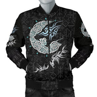 Viking Fenrir Wolf Men's Bomber Jacket RLT12 - Wonder Print Shop