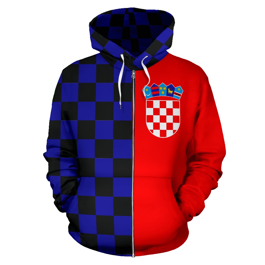 hrvatska-croatia-hoodie-blue-and-black-checkerboard-half-red