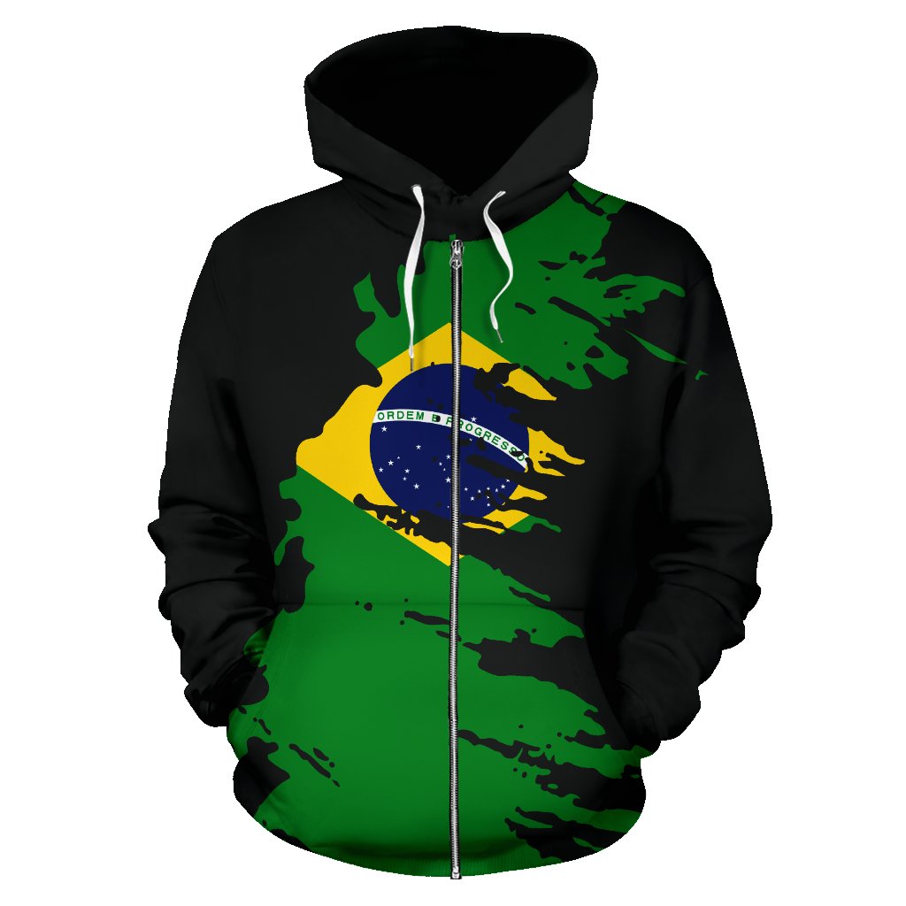 brazil-flag-painting-zip-up-hoodie