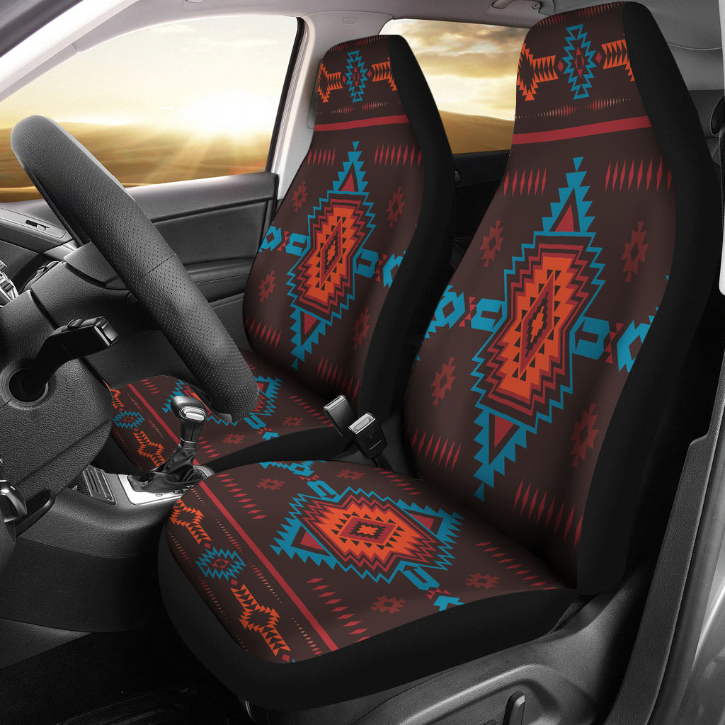 Navajo Seamless Pattern Car Seat Cover LT10 - Wonder Print Shop