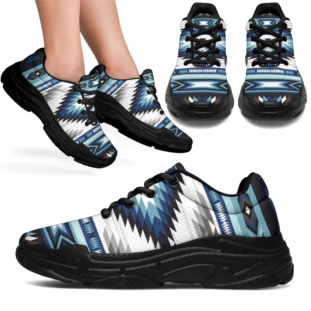 native-american-blue-colors-pattern-chunky-sneakers