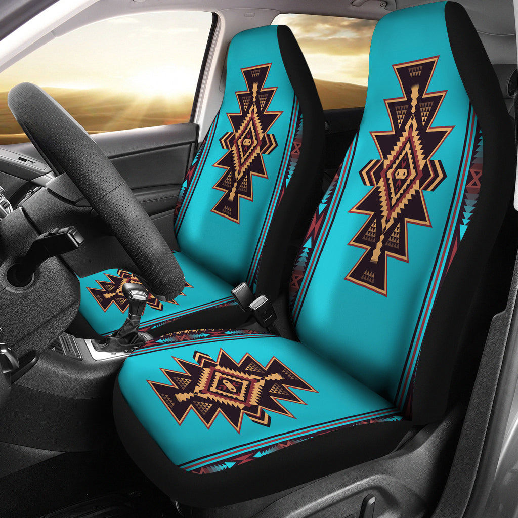 Brown Western Car Seat Cover LT10 - Wonder Print Shop
