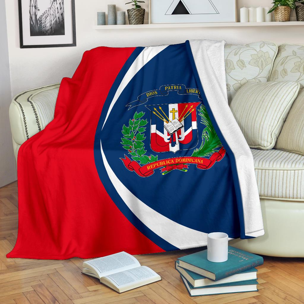 dominican-republic-coat-of-arms-premium-blanket-circle-style