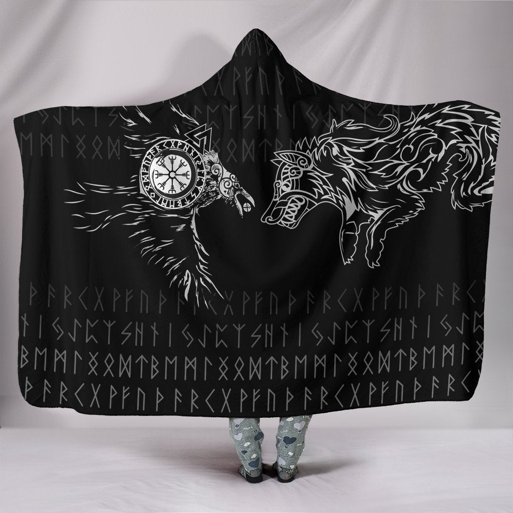 viking-hooded-blanket-raven-and-wolf-special-tattoo