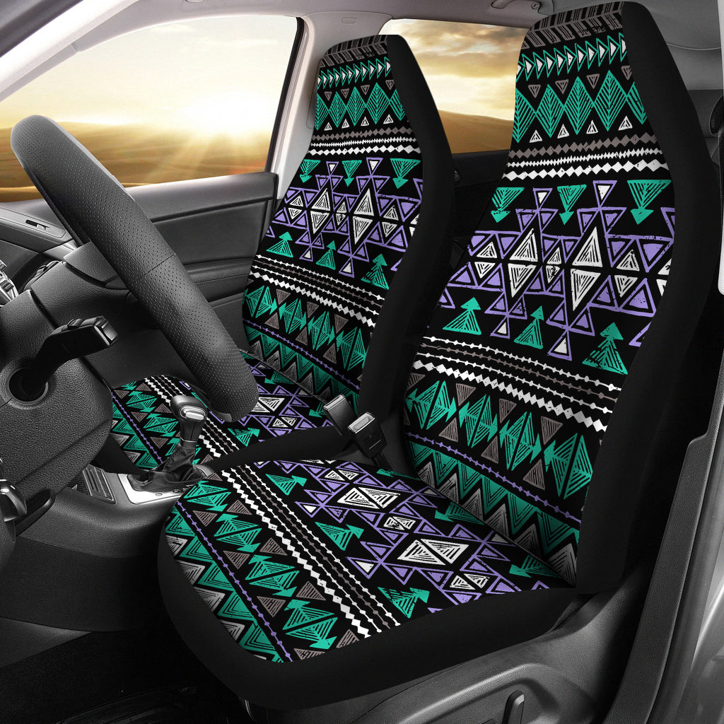 Neon Color Tribal Car Seat Cover LT10 - Wonder Print Shop