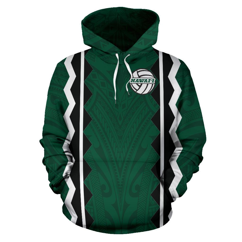 Polynesian Hawaii Womens Volleyball Team Supporter All Over Hoodie - Wonder Print Shop