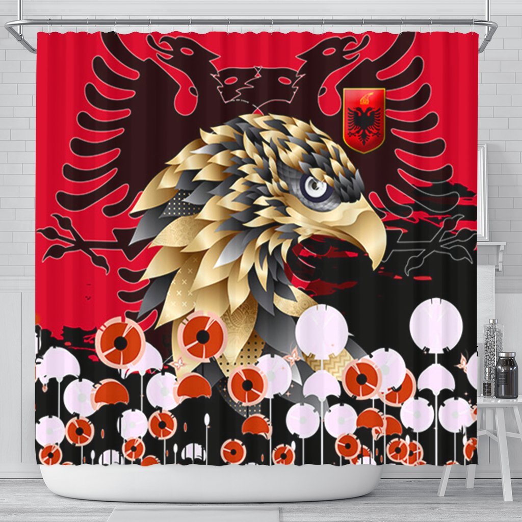 albania-golden-eagle-shower-curtain-happy-flag-day