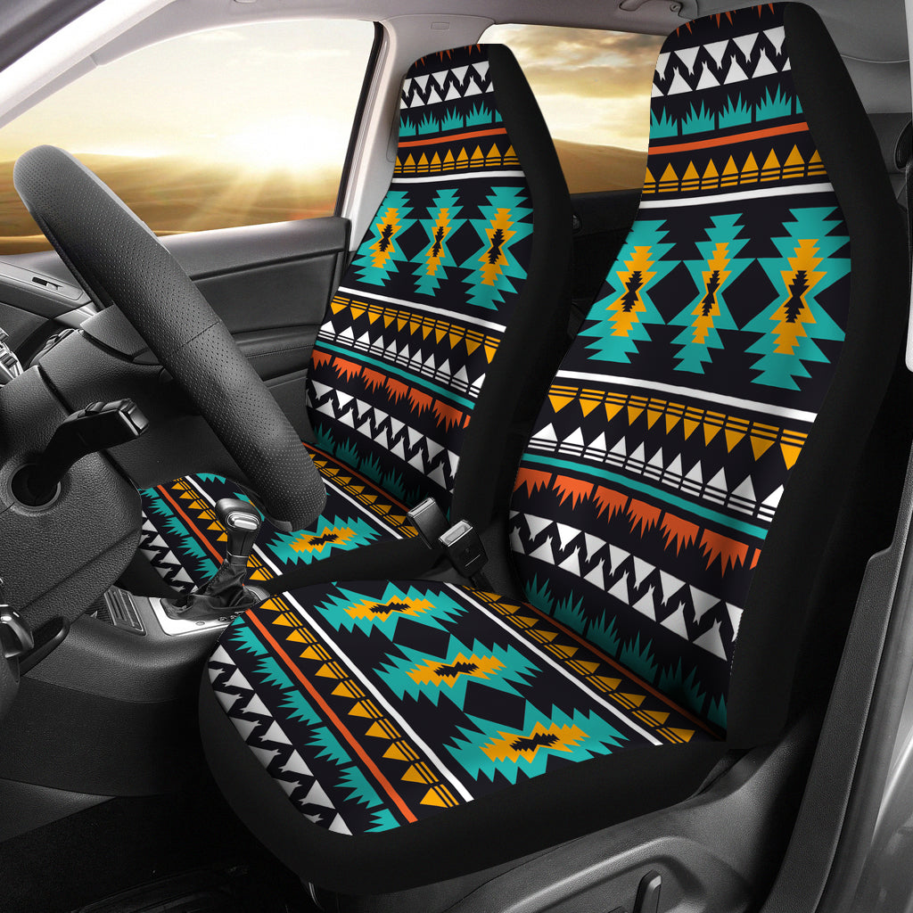 Geometric Ethnic Pattern Car Seat Cover LT10 - Wonder Print Shop