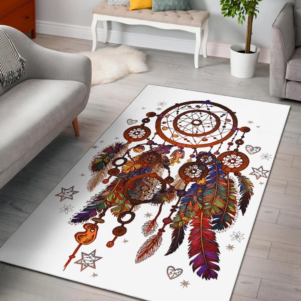 Dreamcatcher Native American Pride Area Rug LT10 - Wonder Print Shop