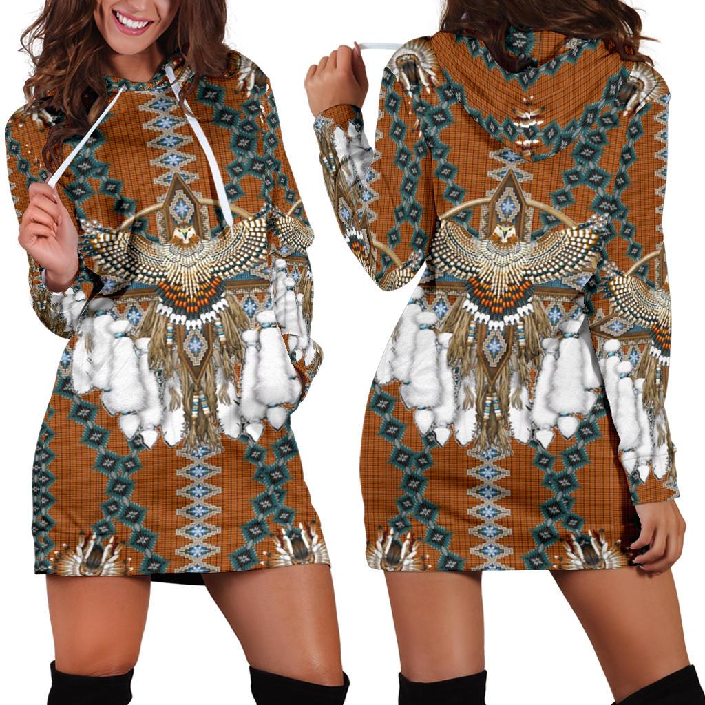 King Of Owl Native American Pride 3D Dress LT10 - Wonder Print Shop