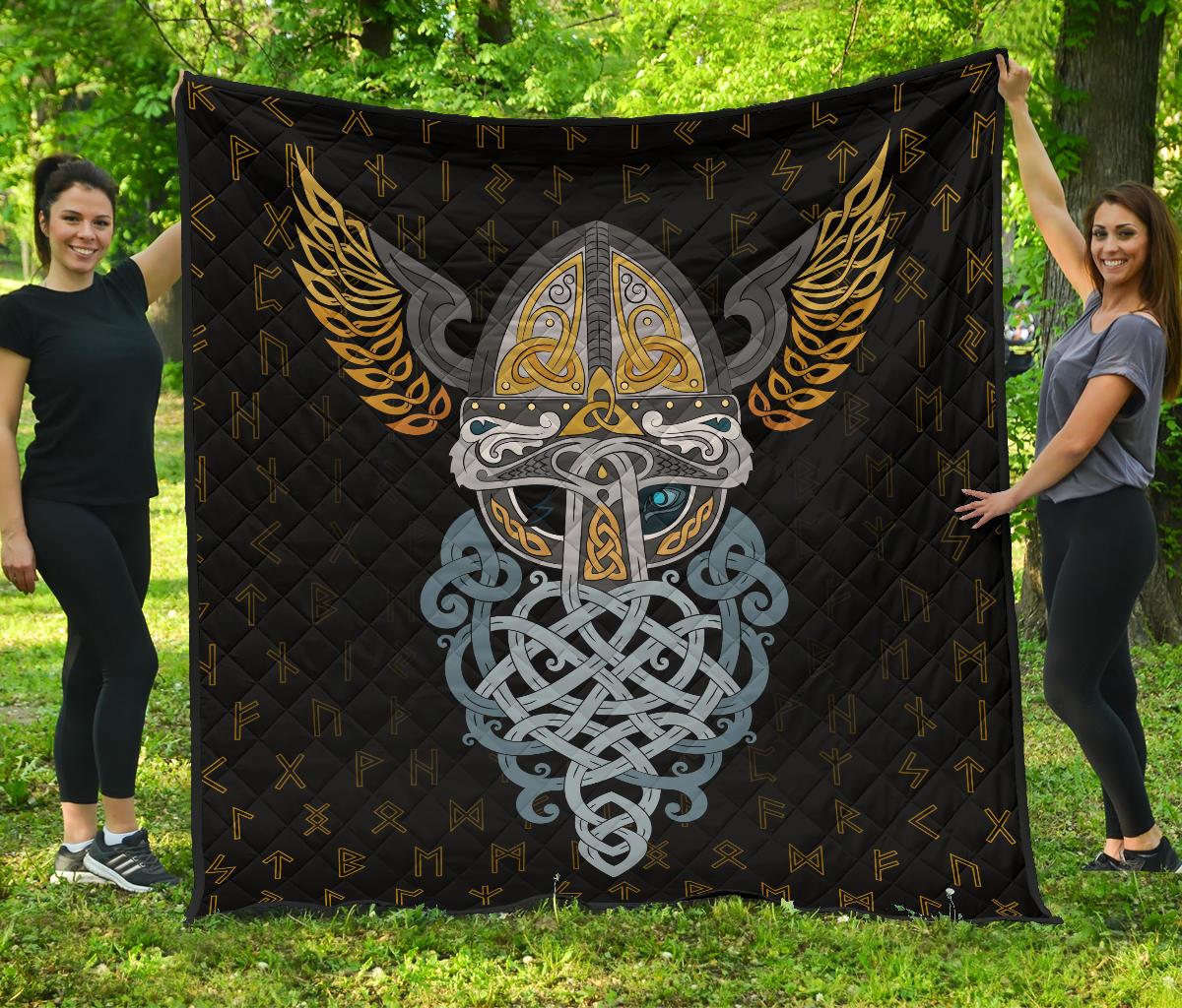 Viking Odin Wotan Premium Quilt RLT12 - Wonder Print Shop