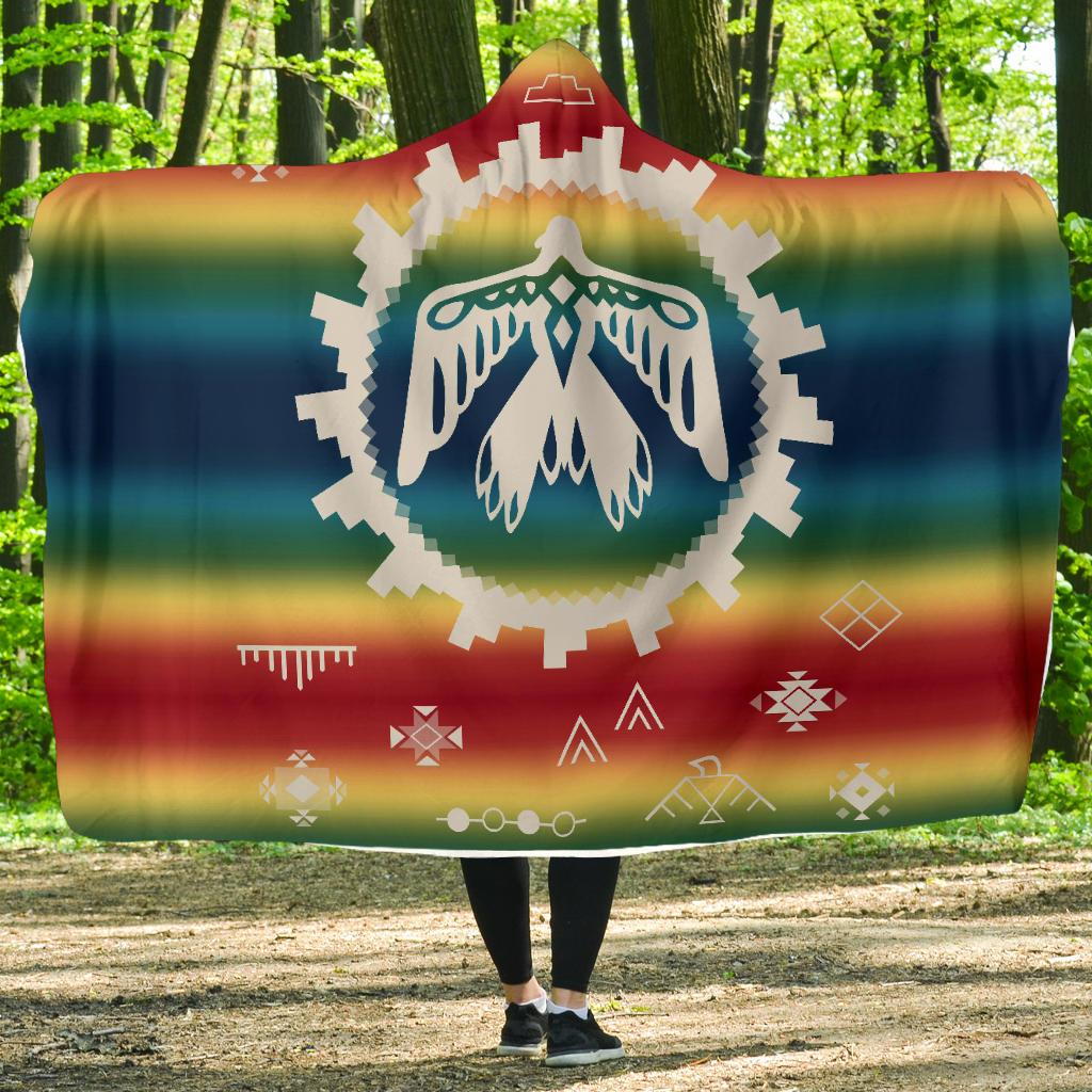 native-american-thunderbird-pattern-hooded-blanket