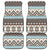 Native American Tribal Striped Seamless Pattern Front and Back Car Mats Set Of 4 LT10 - Wonder Print Shop