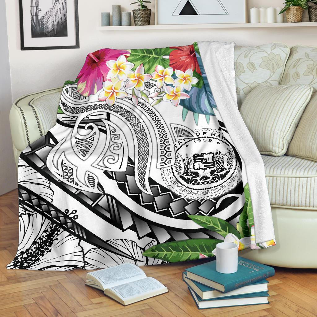 polynesian-hawaii-premium-blanket-summer-plumeria-white