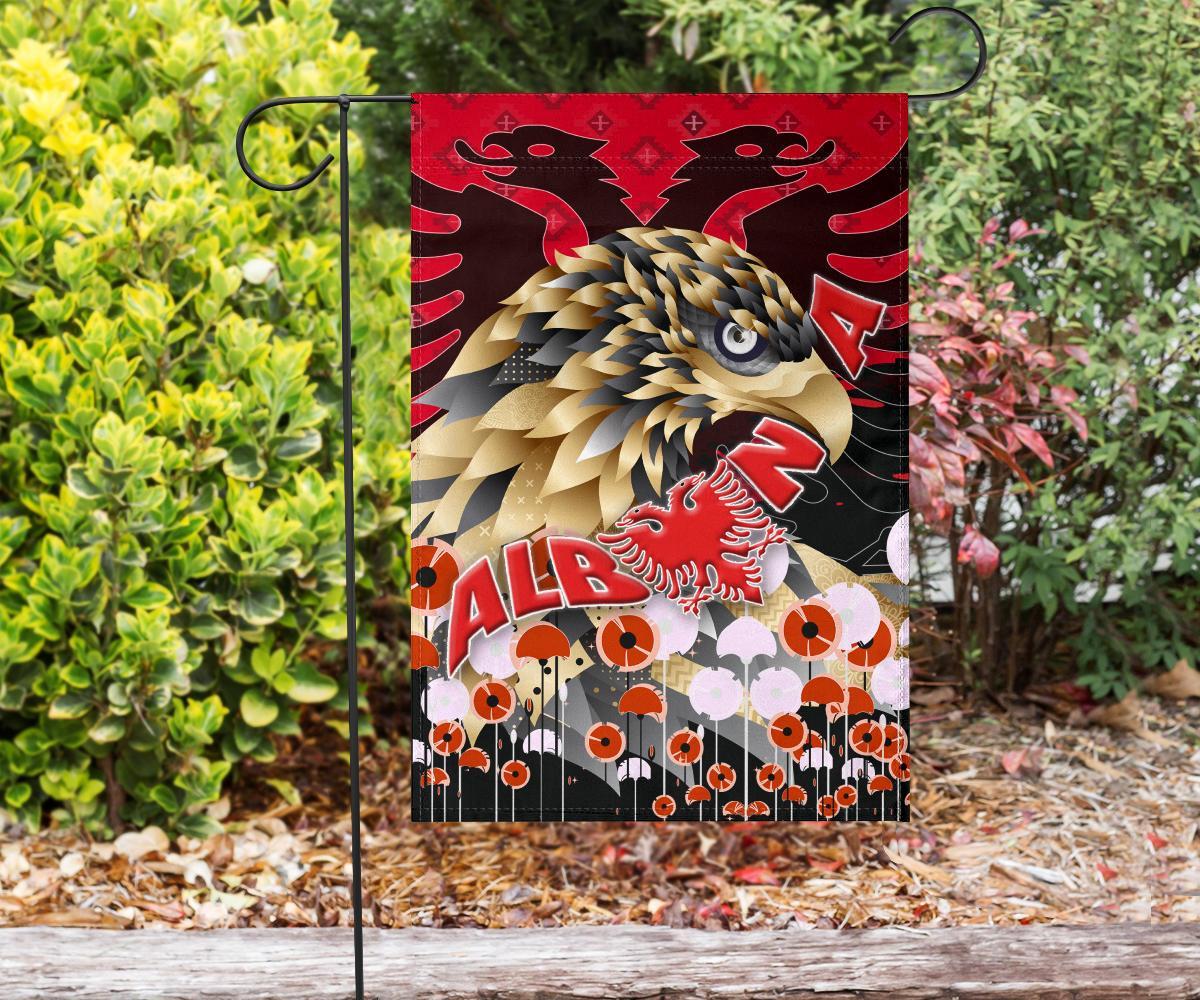 Albania Golden Eagle Flag - Happy Flag Day - Wonder Print Shop
