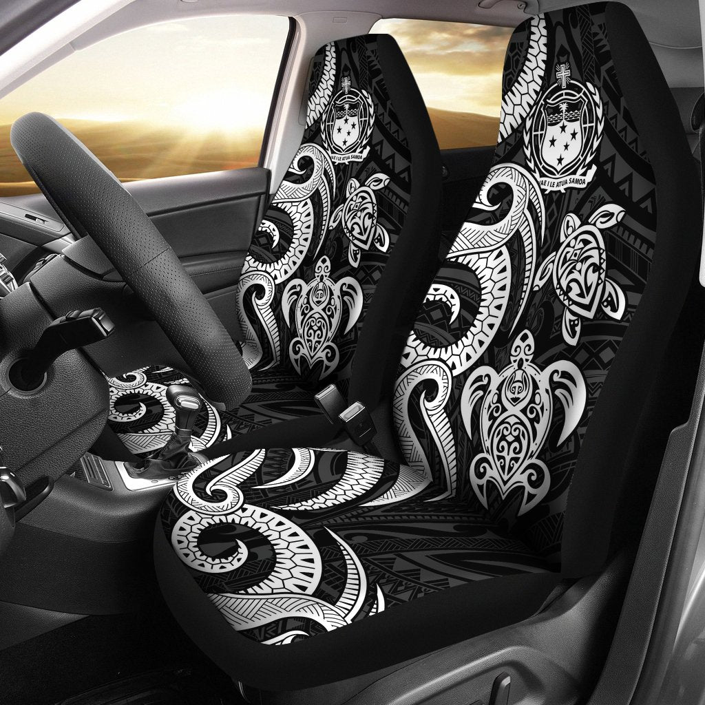samoa-polynesian-car-seat-covers-white-tentacle-turtle