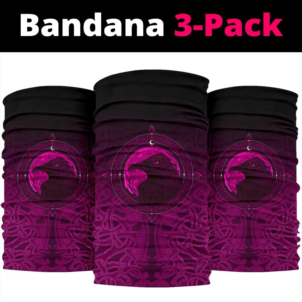 viking-neck-gaiter-3-pack-ethnic-odin-raven-pink