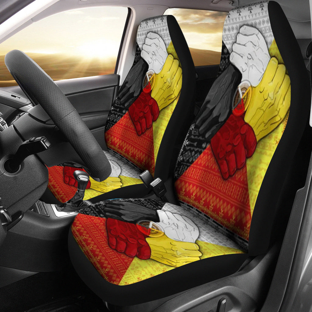 Medicine Wheel Hand Car Seat Cover LT10 - Wonder Print Shop