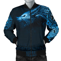 Viking Men's Bomber Jacket, Fenrir Wolf RLT12 - Wonder Print Shop