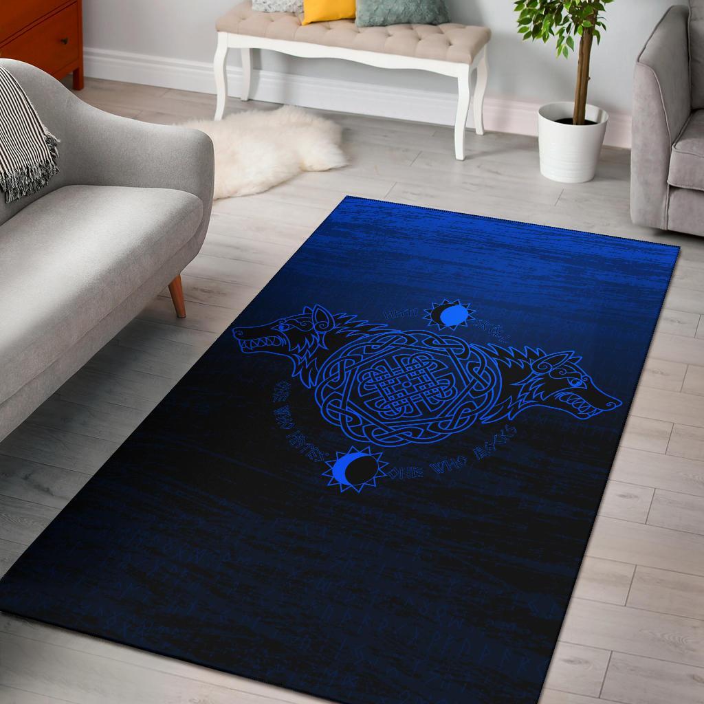 Viking Area Rug, Skoll and Hati RLT12 - Wonder Print Shop