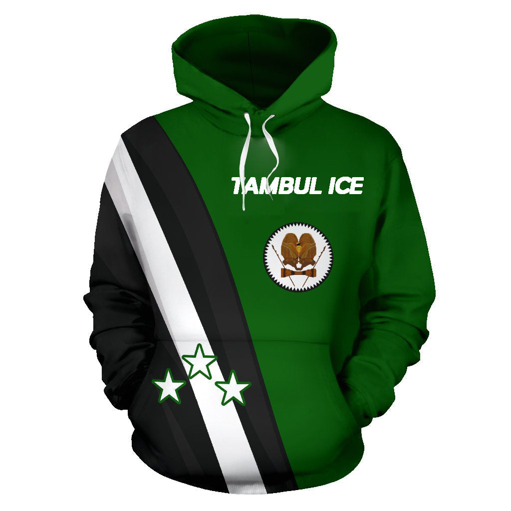 TAMBUL ICE Papua New Guinea Hoodie - Wester Highlands Flag - Wonder Print Shop