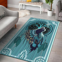Wolf Chief Native American Area Rug LT10 - Wonder Print Shop