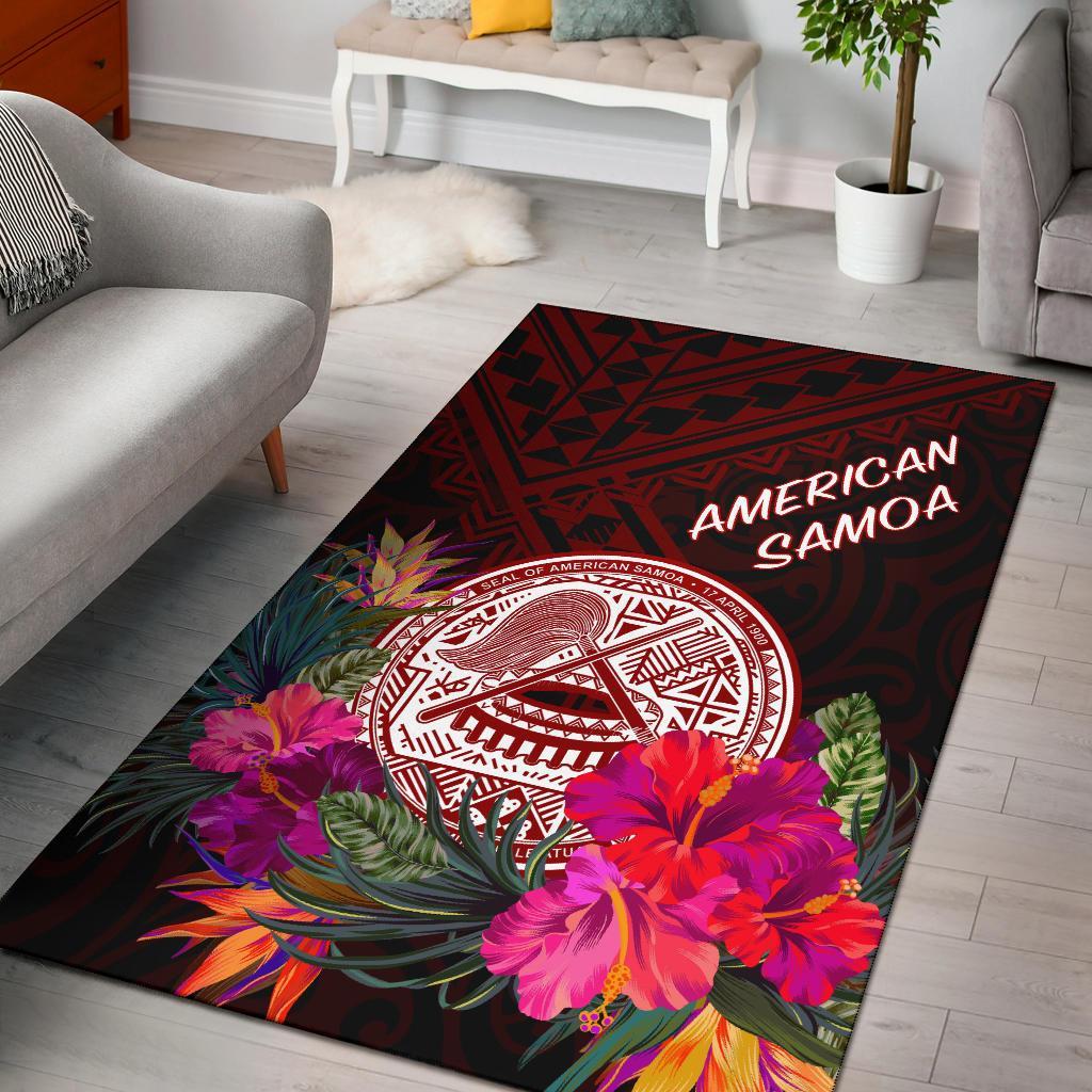 american-samoa-area-rug-coat-of-arm-with-polynesian-patterns