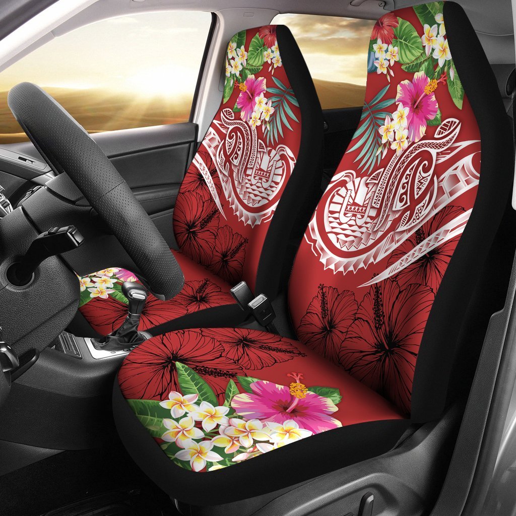 tahiti-polynesian-car-seat-covers-summer-plumeria-red