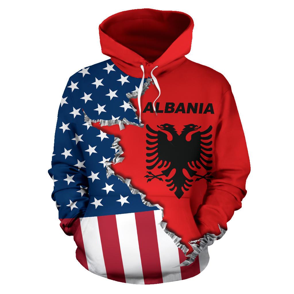 one-heart-2-homes-usa-albania-hoodie