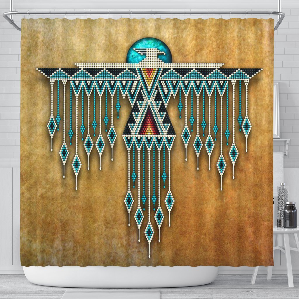 thunderbird-native-american-shower-curtain