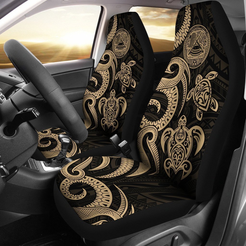american-samoa-car-seat-covers-gold-tentacle-turtle