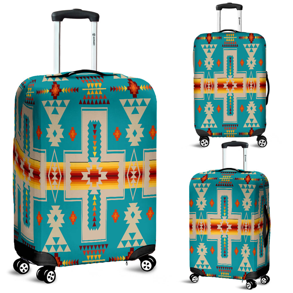 Turquoise Tribe Design Native American Luggage Covers LT10 - Wonder Print Shop