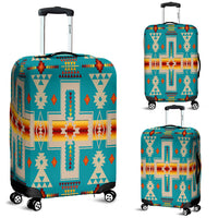 Turquoise Tribe Design Native American Luggage Covers LT10 - Wonder Print Shop