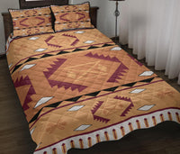 Pink Purple Pattern Native American Quilt Bed Set LT10 - Wonder Print Shop