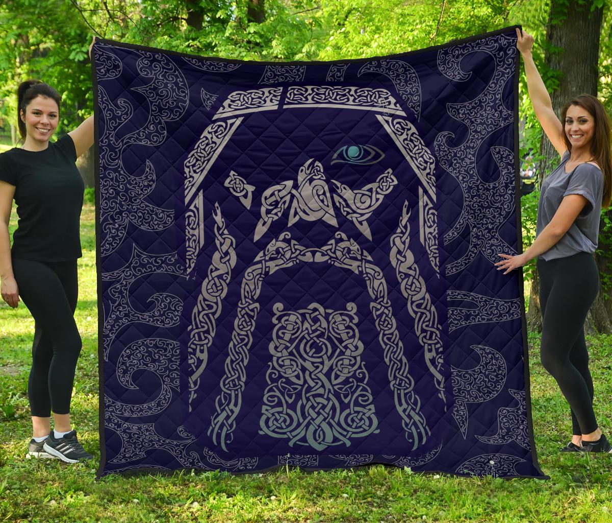 Viking Premium Quilt Odin God Tattoo RLT12 - Wonder Print Shop