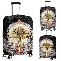 Viking Luggage Covers - Wolf and Vikings Tattoo 3D RLT12 - Wonder Print Shop